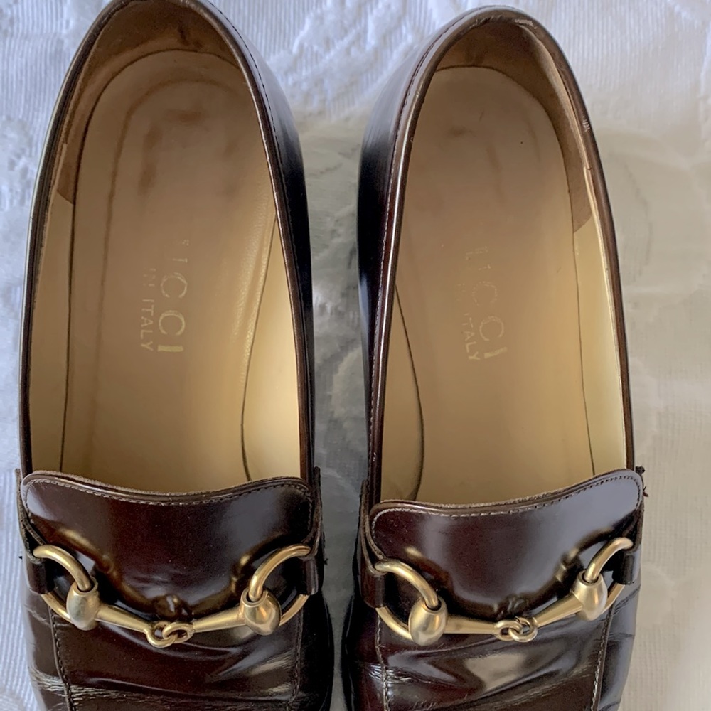 GUCCI women’s horsebit leather loafers. Good Vintage condition! - Picture 7 of 10